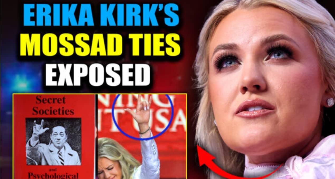 Jesuit Trained Child Trafficker And satanist--Erika Kirk--Her Mossad Ties Exposed